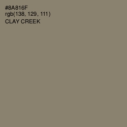 #8A816F - Clay Creek Color Image
